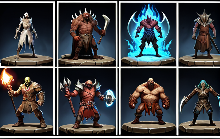 **Image of Different Types of Enemies in Chaos Dungeon**
- Prompt: "Illustrate a variety of fantasy enemies in a dungeon setting, showcasing their unique abilities and strengths. Include weak enemies in the early stage and more powerful foes as the player progresses, highlighting magical attacks and physical prowess."