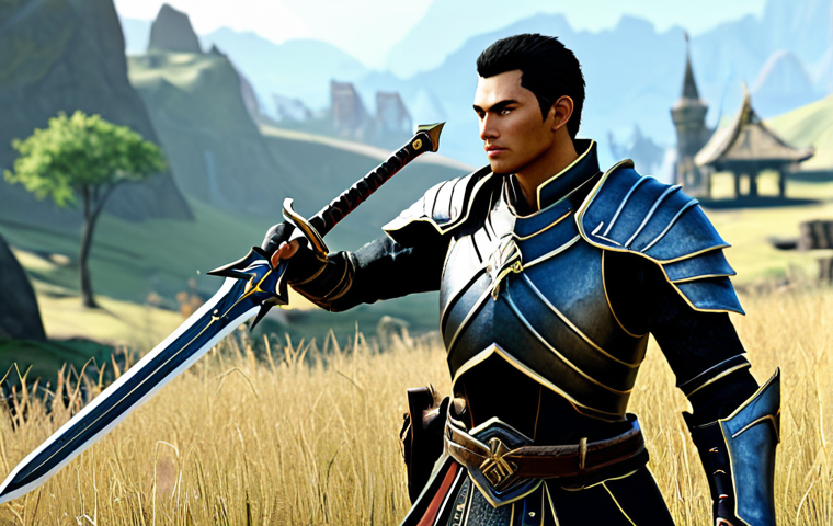 ArcheAge Warrior**
"A fully clothed ArcheAge warrior, professional attire, holding a sword in a dynamic pose on a battlefield. Modest armor, appropriate for combat. Background: a war-torn landscape. Safe for work. Perfect anatomy, correct proportions, well-formed hands, proper finger count, natural body proportions. Professional, family-friendly, high quality."
**